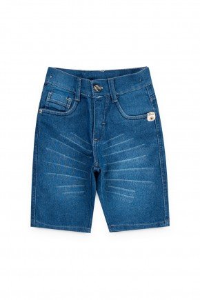bermuda jeans para criança