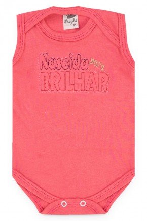 body coral brilhar menina