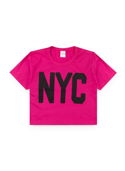 camisa menina juvenil pink