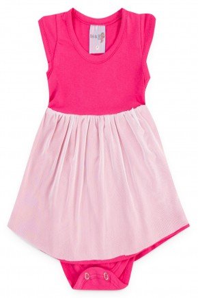 body pink tule piradinhos