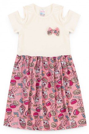 vestido cru pipoca piradinhos