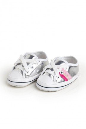 tenis prata listrado conjunto piradinhos