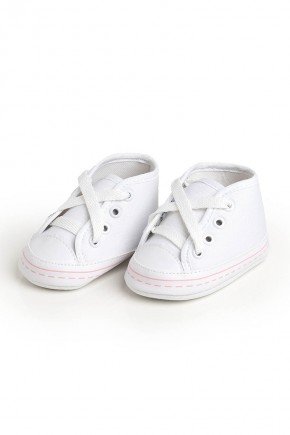 tenis branco rosa conjunto piradinhos