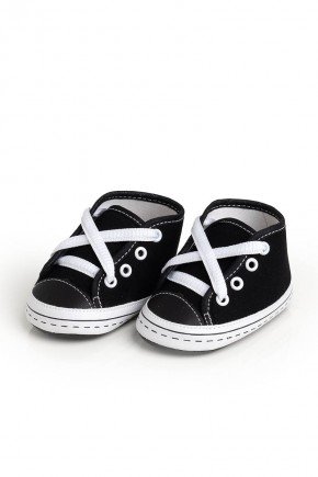 tenis preto branco basico conjunto piradinhos