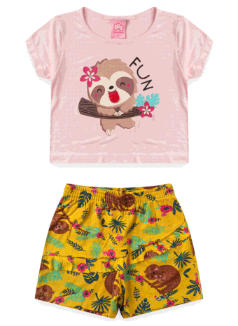 Conjunto infantil shop na promoção